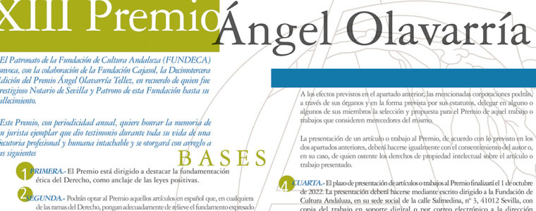 XIII Premio Ángel Olavarría